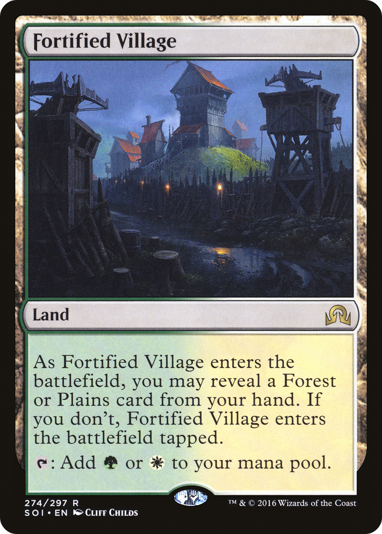 Fortified Village (SOI-274) [Shadows over Innistrad] MTG Single Wizards of the Coast