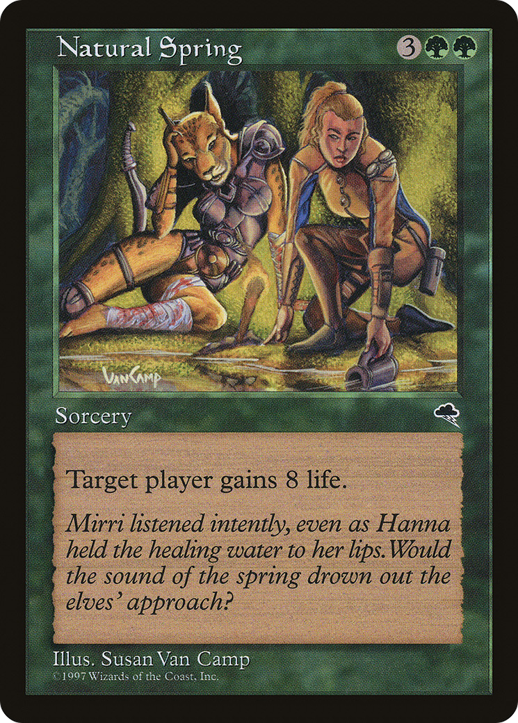 Natural Spring (TMP-239) [Tempest] MTG Single Wizards of the Coast