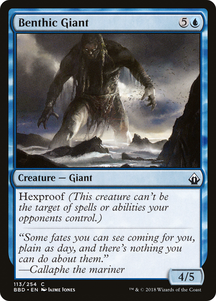 Benthic Giant (BBD-113) [Battlebond] MTG Single Wizards of the Coast
