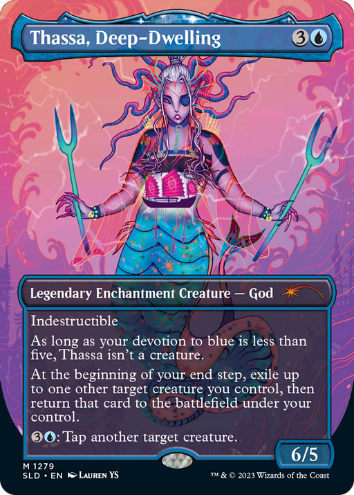 Thassa, Deep-Dwelling (SLD-1279) [Secret Lair] Drop (Borderless) MTG Single Wizards of the Coast