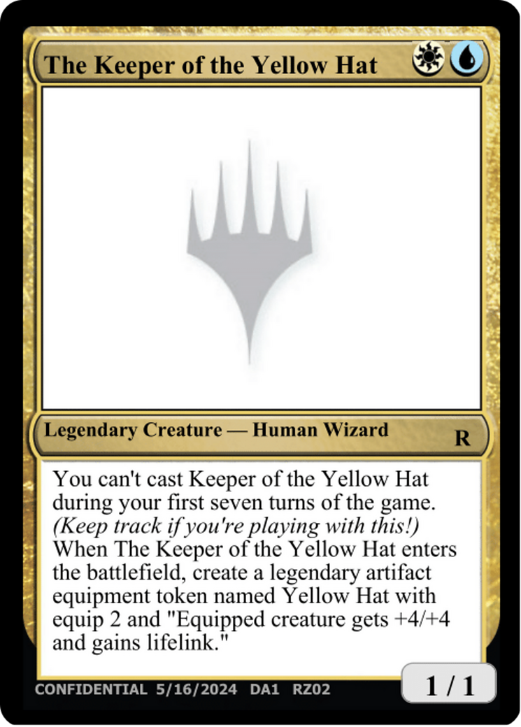 The Keeper of the Yellow Hat (UNK-RZ02B) [Misc] Unknown Event MTG Single Wizards of the Coast