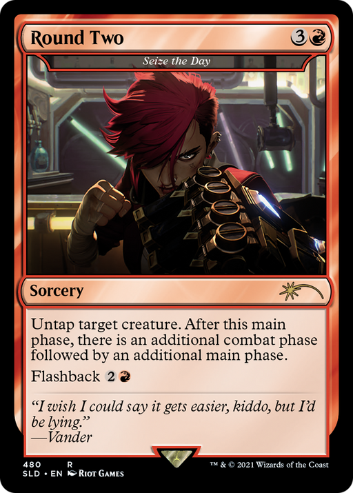Round Two - Seize the Day (SLD-480) [Secret Lair] Drop MTG Single Wizards of the Coast