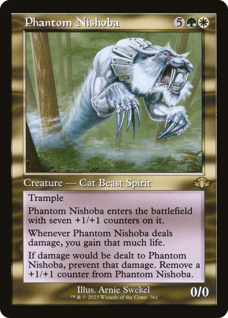 Phantom Nishoba (DMR-361) [Dominaria Remastered] Foil MTG Single Wizards of the Coast