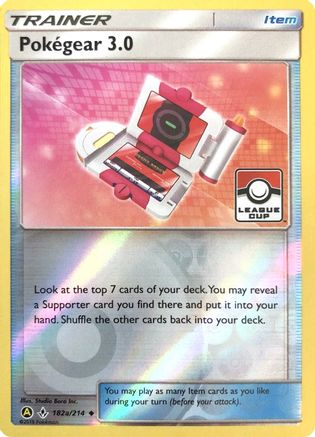 Pokegear 3.0 - 182a/214 (League Cup) (182a/214) Reverse Holofoil [Promos: League & Championship Cards] Pokemon Single Pokémon