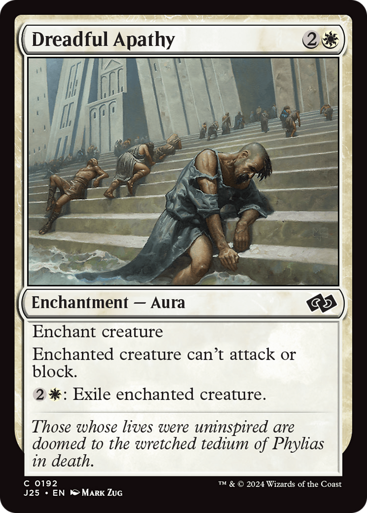 Dreadful Apathy (J25-192) [Foundations Jumpstart] MTG Single Wizards of the Coast
