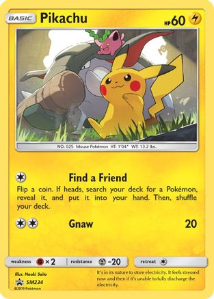 Pikachu - SM234 (SM234/248) Holofoil [SM: Black Star Promos] Pokemon Single Pokémon