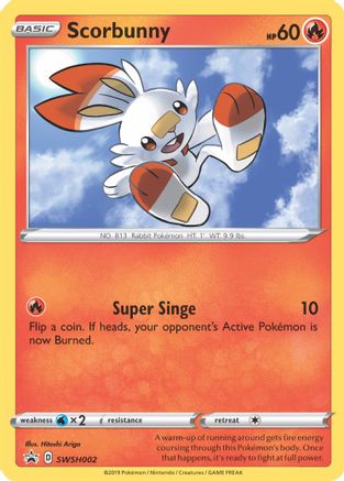 Scorbunny - SWSH002 (/307) Holofoil [Promos: SWSH Promo Cards] Pokemon Single Pokémon