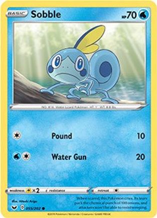 Sobble - 055/202 (Premium Collection) Holofoil [Misc: Cards & Products] Pokemon Single Pokémon