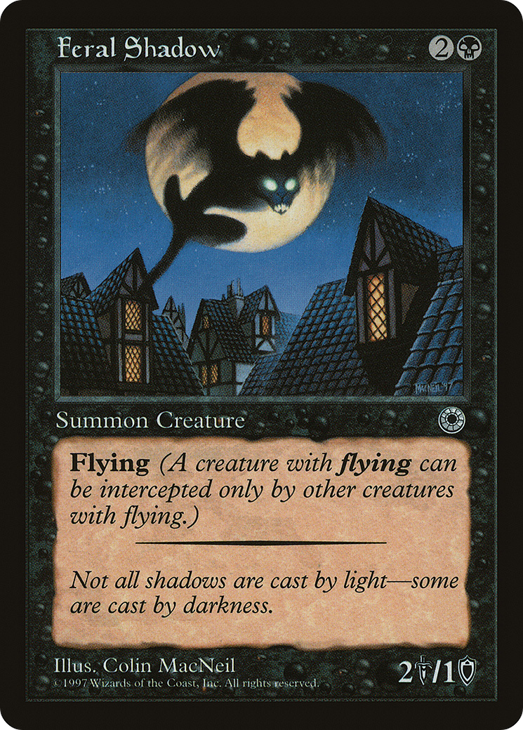 Feral Shadow (POR-93D) [Misc] Portal MTG Single Wizards of the Coast