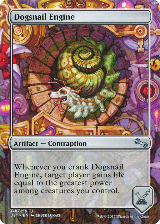 Dogsnail Engine (UST-178) [Unstable] (Borderless) Foil MTG Single Wizards of the Coast