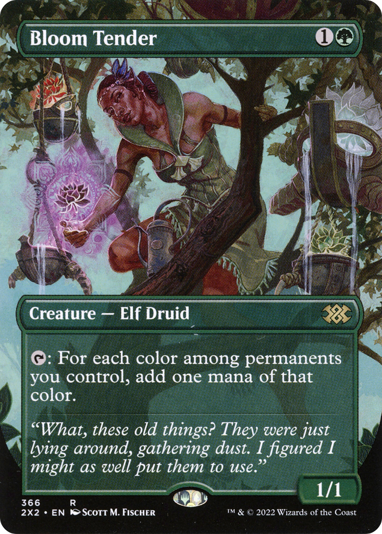 Bloom Tender (2X2-366) [Double Masters 2022] (Borderless) MTG Single Wizards of the Coast