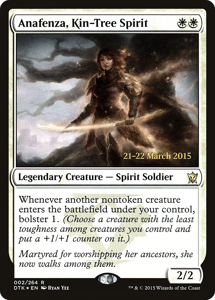 Anafenza, Kin-Tree Spirit (PRE-002) [Dragons of Tarkir Promos] Foil MTG Single Wizards of the Coast
