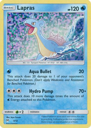 Lapras 5/12 (/12) Holofoil [Promos: McDonalds Promos 2019] Pokemon Single Pokémon