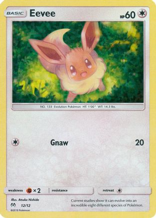 Eevee - 12/12 (/12) Holofoil [Promos: McDonalds Promos 2019] Pokemon Single Pokémon