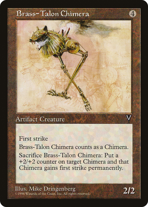 Brass-Talon Chimera (VIS-142) [Visions] MTG Single Wizards of the Coast