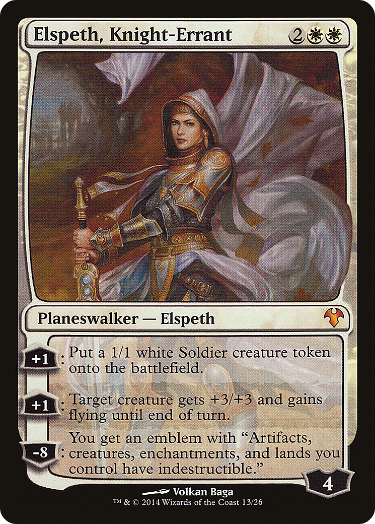 Elspeth, Knight-Errant (MD1-013) [Misc] Modern Event Deck 2014 MTG Single Wizards of the Coast