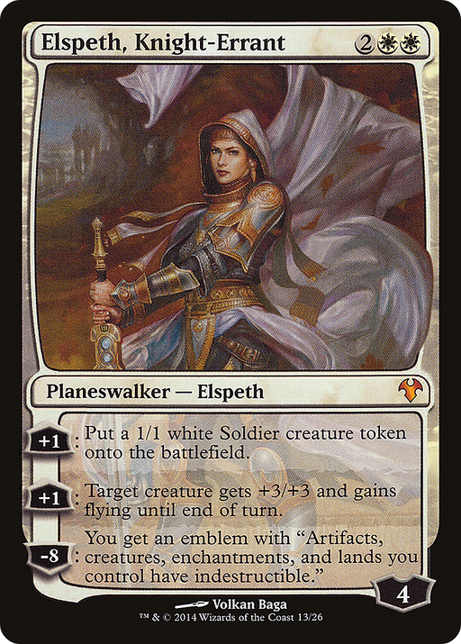 Elspeth, Knight-Errant (MD1-013) [Misc] Modern Event Deck 2014 MTG Single Wizards of the Coast
