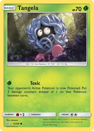 Tangela (/236) Reverse Holofoil [SM: Cosmic Eclipse] Pokemon Single Pokémon
