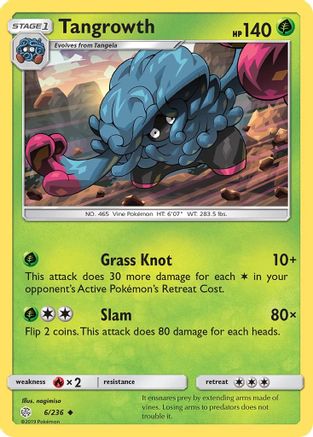 Tangrowth (/236) Reverse Holofoil [SM: Cosmic Eclipse] Pokemon Single Pokémon