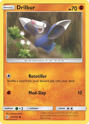 Drilbur (/236) [SM: Cosmic Eclipse] Pokemon Single Pokémon