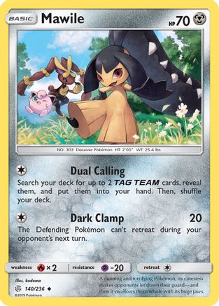 Mawile 140/236 [SM: Cosmic Eclipse] Pokemon Single Pokémon