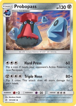 Probopass (/236) Reverse Holofoil [SM: Cosmic Eclipse] Pokemon Single Pokémon