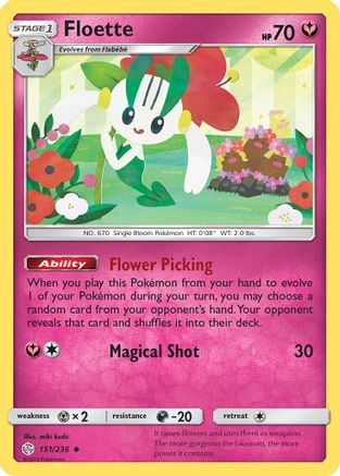 Floette (151/236) [SM: Cosmic Eclipse] Pokemon Single Pokémon