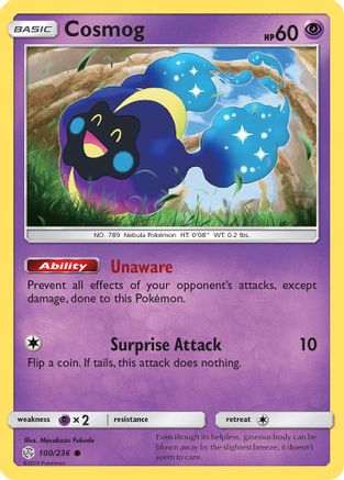 Cosmog - 100/236 (100/236) Reverse Holofoil [SM: Cosmic Eclipse] Pokemon Single Pokémon