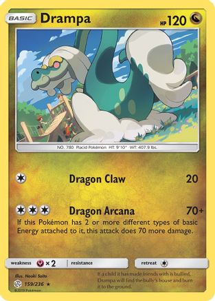 Drampa (159/236) [SM: Cosmic Eclipse] Pokemon Single Pokémon