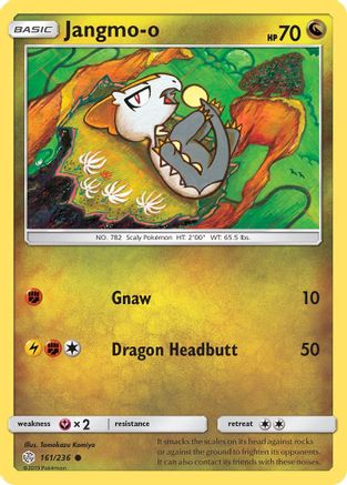 Jangmo-o - 161/236 (161/236) Reverse Holofoil [SM: Cosmic Eclipse] Pokemon Single Pokémon