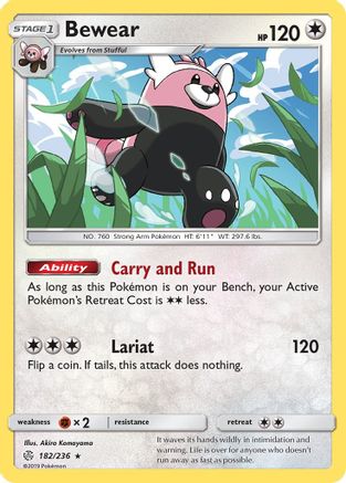 Bewear (/236) [SM: Cosmic Eclipse] Pokemon Single Pokémon