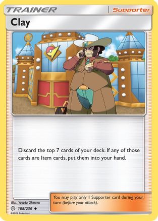 Clay (188/236) [SM: Cosmic Eclipse] Pokemon Single Pokémon