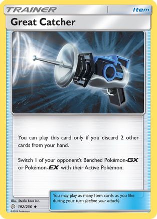 Great Catcher (192/236) Reverse Holofoil [SM: Cosmic Eclipse] Pokemon Single Pokémon