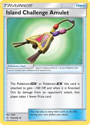 Island Challenge Amulet (/236) Reverse Holofoil [SM: Cosmic Eclipse] Pokemon Single Pokémon