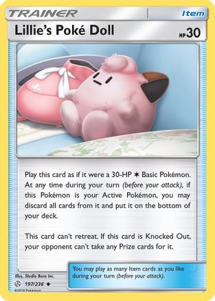 Lillie's Poke Doll (197/236) [SM: Cosmic Eclipse] Pokemon Single Pokémon