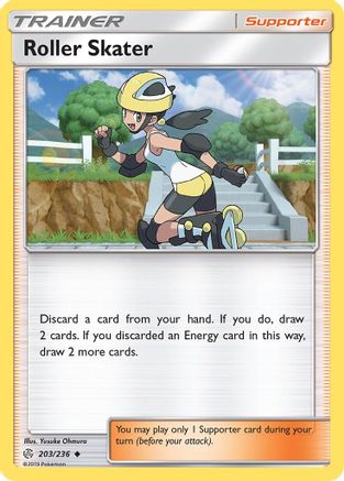 Roller Skater (203/236) Reverse Holofoil [SM: Cosmic Eclipse] Pokemon Single Pokémon