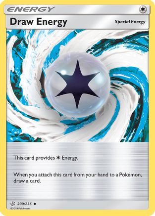 Draw Energy (209/236) Reverse Holofoil [SM: Cosmic Eclipse] Pokemon Single Pokémon