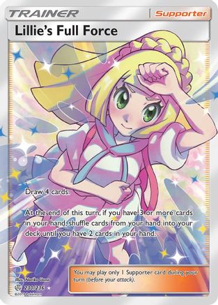 Lillie's Full Force (Full Art) (/236) Holofoil [SM: Cosmic Eclipse] Pokemon Single Pokémon