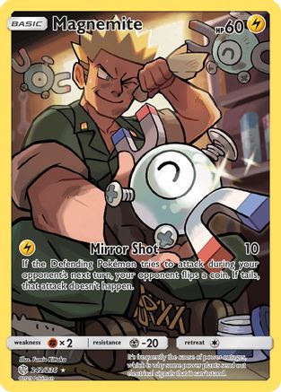 Magnemite (Secret) 242/236 Holofoil [SM: Cosmic Eclipse] Pokemon Single Pokémon