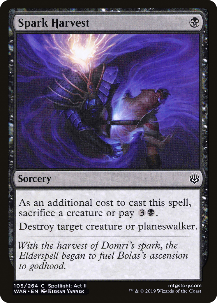 Spark Harvest (WAR-105) [War of the Spark] MTG Single Wizards of the Coast