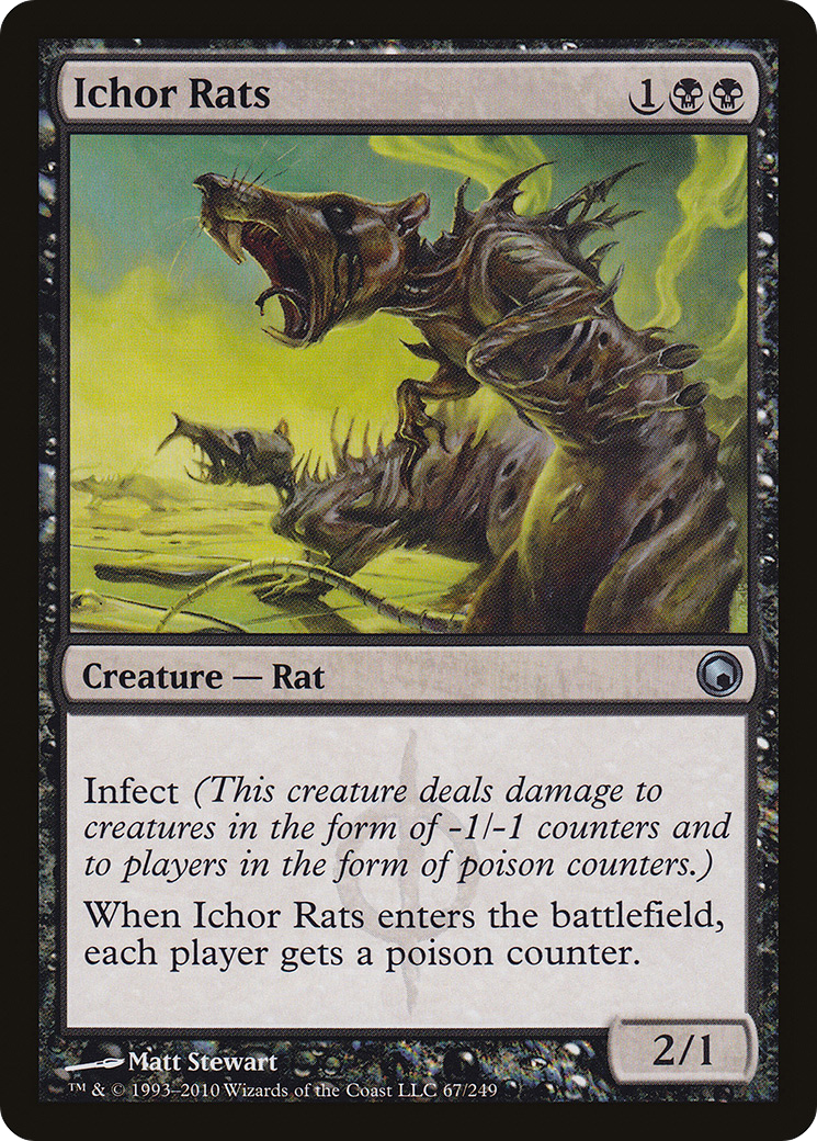 Ichor Rats (SOM-067) [Scars of Mirrodin] MTG Single Wizards of the Coast
