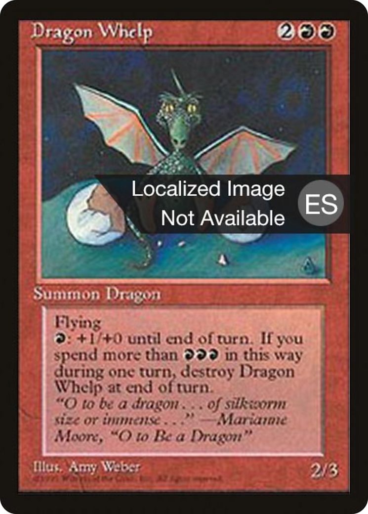 Dragon Whelp (4BB-) [Fourth Edition Foreign Black Border] MTG Single Wizards of the Coast