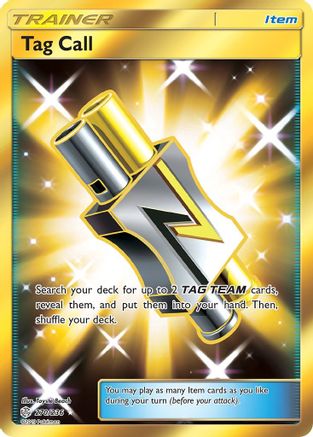 Tag Call (Secret) 270/236 Holofoil [SM: Cosmic Eclipse] Pokemon Single Pokémon