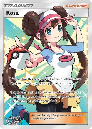 Rosa (Full Art) 236/236 Holofoil [SM: Cosmic Eclipse] Pokemon Single Pokémon
