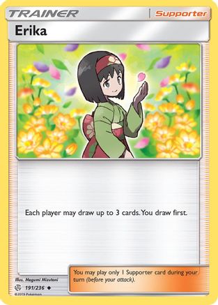 Erika (191/236) [SM: Cosmic Eclipse] Pokemon Single Pokémon