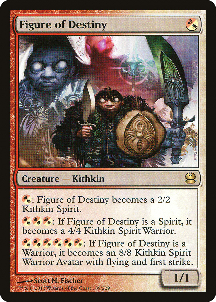 Figure of Destiny (MMA-189) [Modern Masters] Foil MTG Single Wizards of the Coast