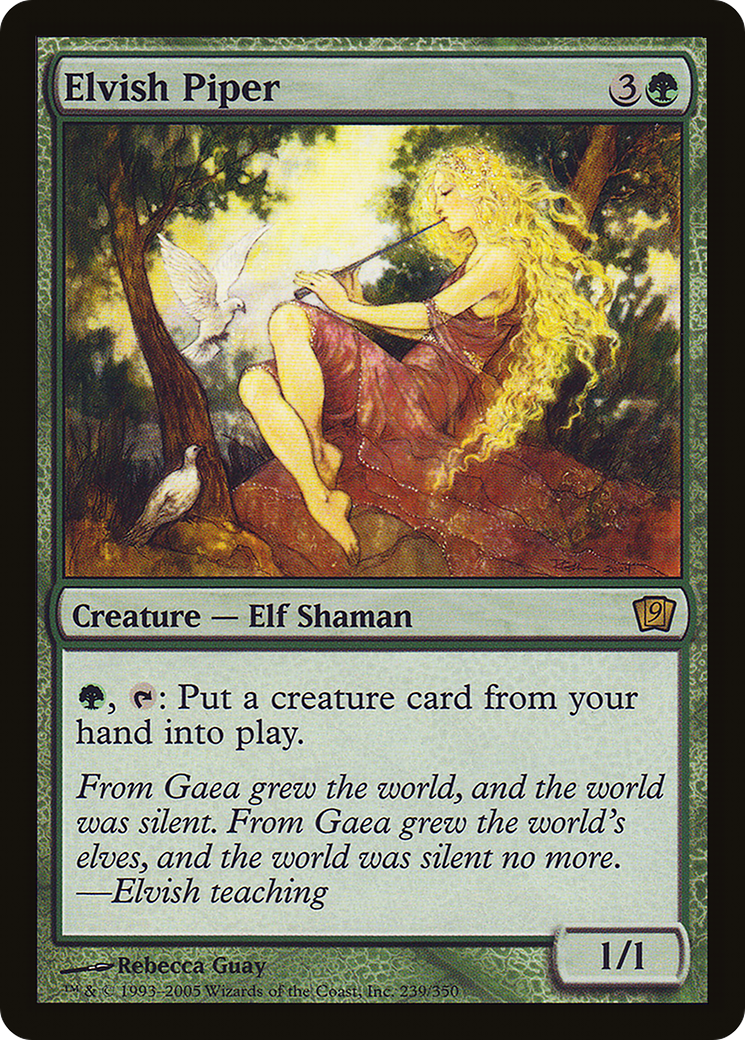 Elvish Piper (9ED-239) [9th Edition] Foil MTG Single Wizards of the Coast
