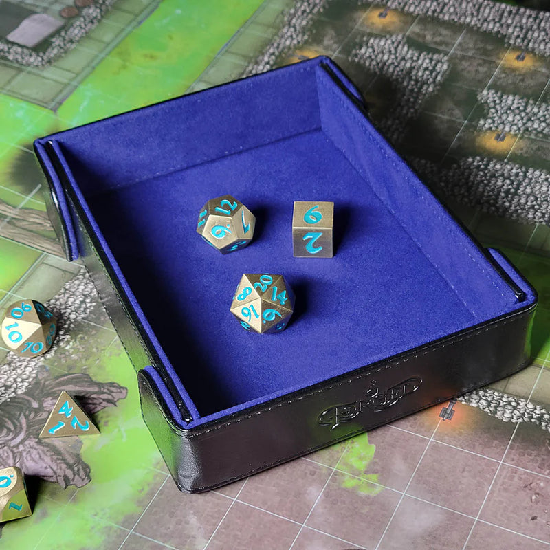 Forged Gaming: Compact Magnetic Dice Tray (Blue) Dice & Gaming Accessories Forged Gaming