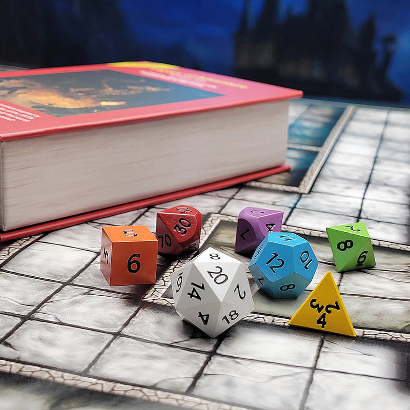 Forged Gaming: Metal 7-Die Set - "Legacy of Adventure" Dice & Gaming Accessories Forged Gaming