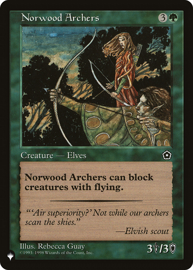 Norwood Archers (LIST-P02-136) [Mystery Booster] The List MTG Single Wizards of the Coast